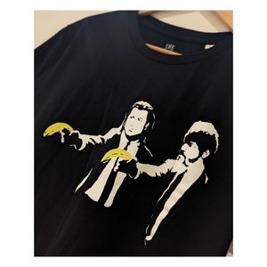 ✨Vintage Pulp Fiction Tee~The Art of Banksy~Medium